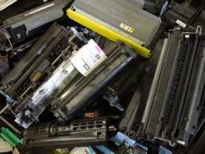 WEEE waste - toner cartridges for recycling