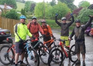 Mountain biking the Ridgeway Trail as part of Wiser Group's Summer of Challenges
